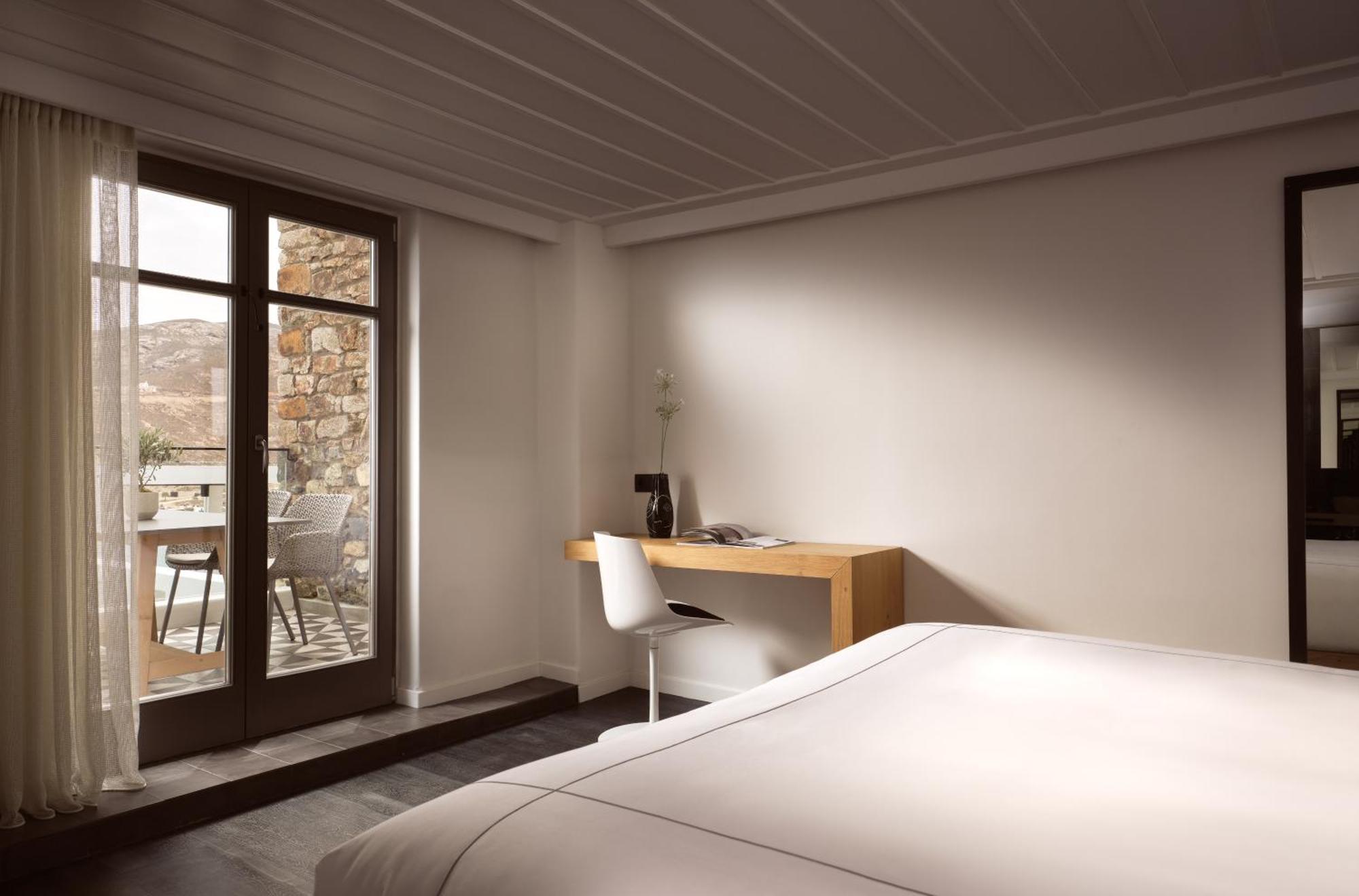 Hotel Semeli Coast Mykonos Curio Collection By Hilton Merchia Beach Exterior foto